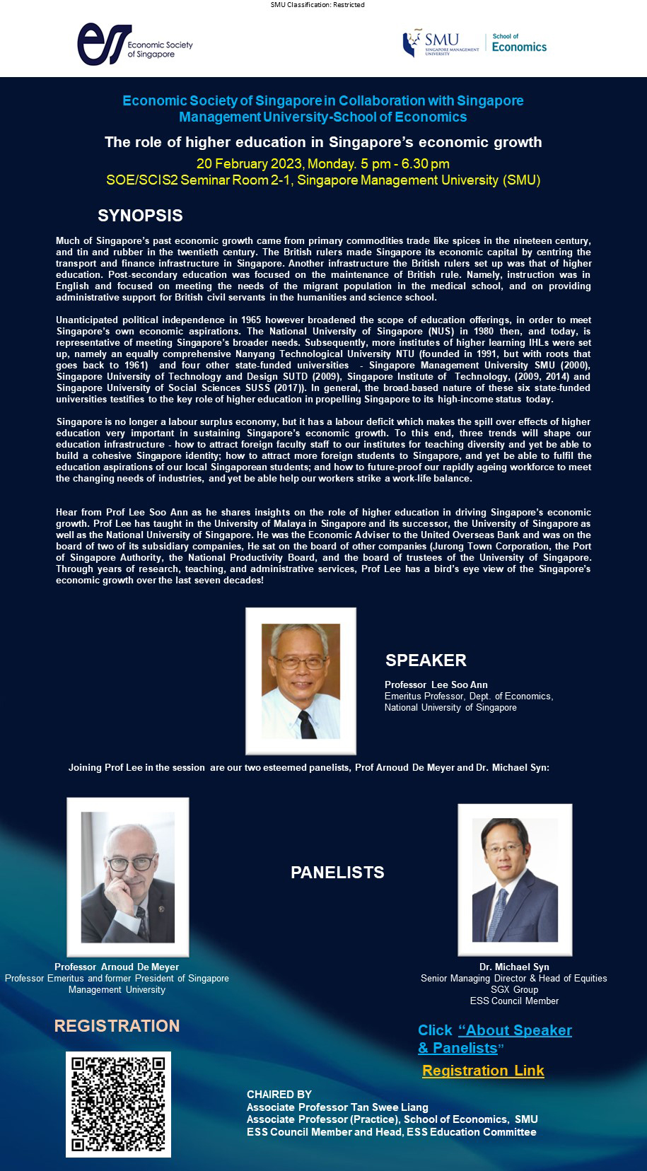 “The role of higher education in Singapore’s economic growth “
