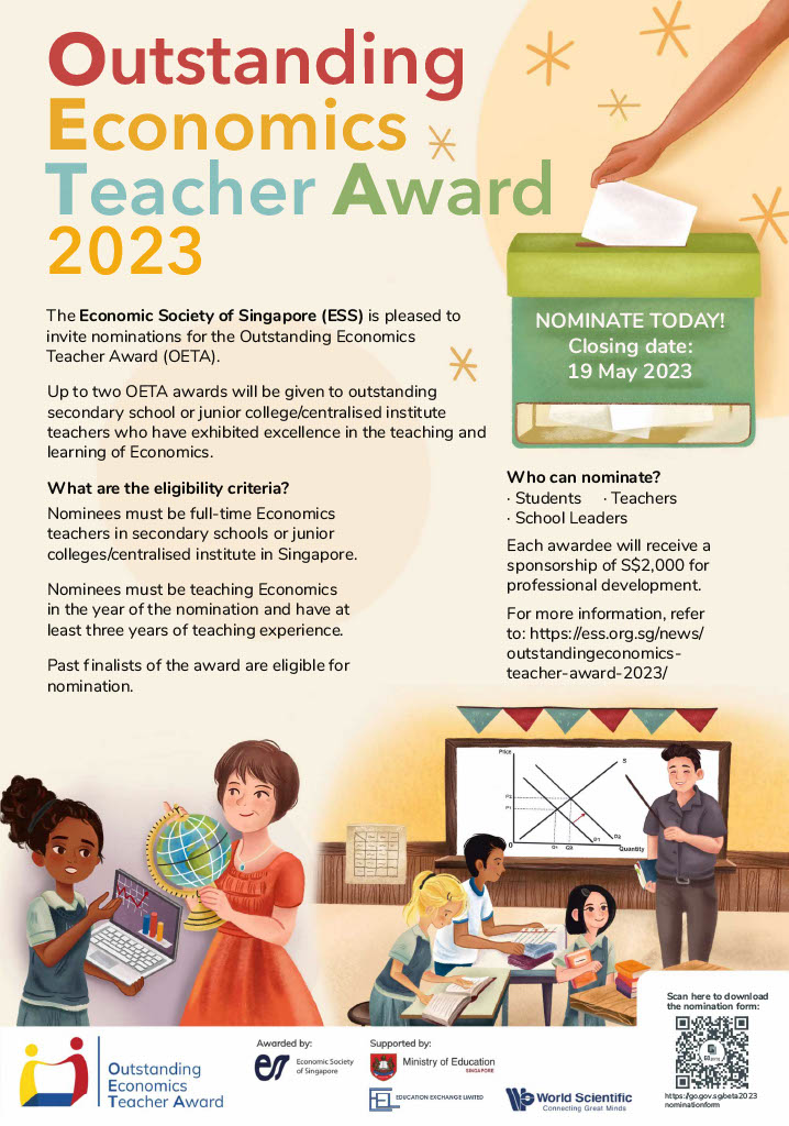 Outstanding Economics Teachers Award (OETA) 2023