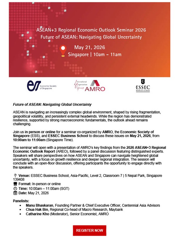 ESS-AMRO-ESSEC: “Future of ASEAN: Navigating Global Uncertainty”